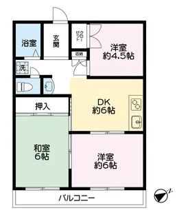 はやとやマンション【1階】の間取り