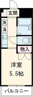 ヒルズ八王子【2階】の間取り