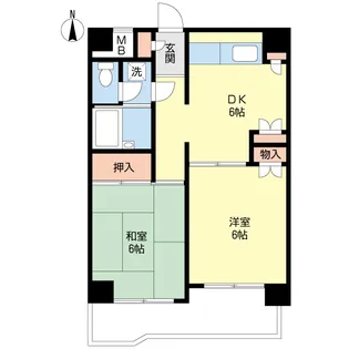 メゾン秋山【7階】の間取り