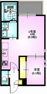 REGALEST 川越南大塚【1階】の間取り