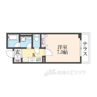 INOVE寝屋川大利元町【1階】の間取り