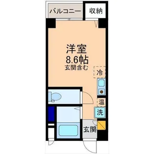 チェントロ尾山【2階】の間取り
