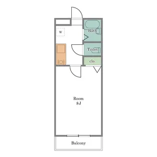 ウェストハイツ豪徳寺【4階】の間取り