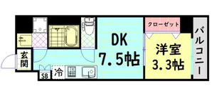 アーバンパーク弁天町【7階】の間取り