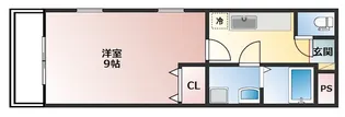 ガーデンヒルズ萩原【1階】の間取り