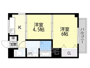 竹橋ビル【3階】の間取り
