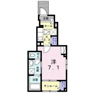 ヴァイスハイト【1階】の間取り
