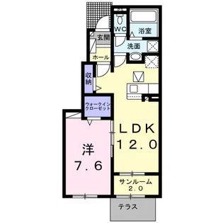 エクスプレス【1階】の間取り