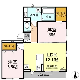 ソルティエラT.G【3階】の間取り