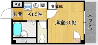 エルミタージュ都【4階】の間取り