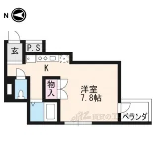 ガーデンハイツ竹澤【2階】の間取り