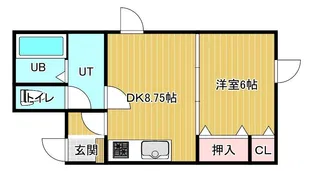 メゾンシエナIII【2階】の間取り