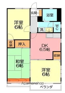 アミーゴ湘南【2階】の間取り