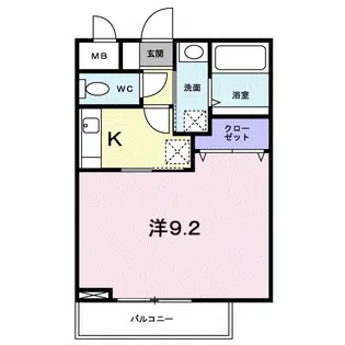 秋津州 Kobe【2階】の間取り