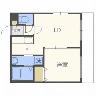 NFPガーデン月寒西【2階】の間取り