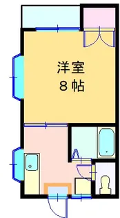 グレース古川【1階】の間取り