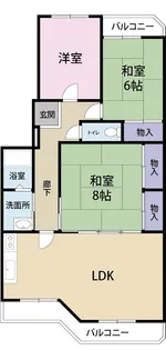 レジア下石倉【2階】の間取り