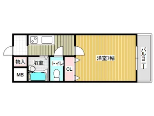 サンシャ2【4階】の間取り