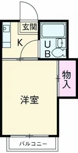 アルス東林間【2階】の間取り