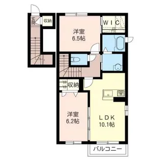 グリーンコモド【2階】の間取り