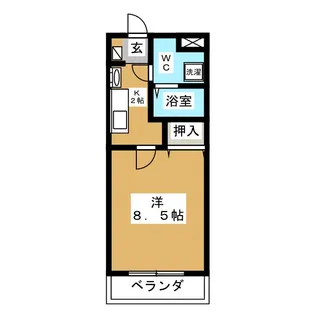 KIコーポレーションF【3階】の間取り