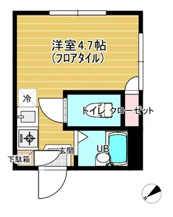 コーポ大野II【3階】の間取り