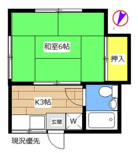 タマハイツ【1階】の間取り