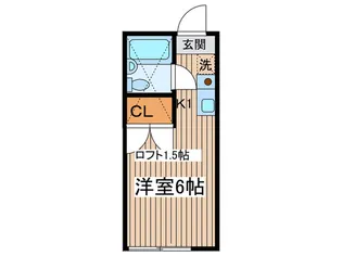 シャトル府中【2階】の間取り