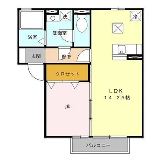 レ・ジーナ【1階】の間取り