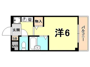 レヂデンス夙川【1階】の間取り
