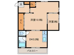 YOSHIHARAハイツ【2階】の間取り