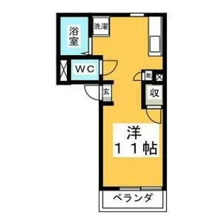 メゾンド木町【3階】の間取り