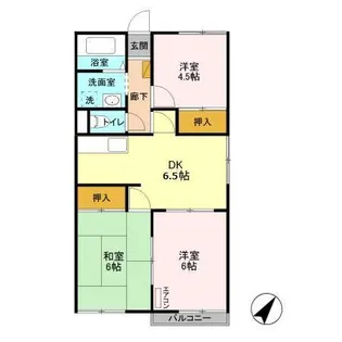 3DKの間取り画像