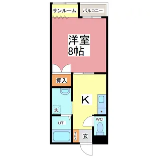 アネックス医大前【1階】の間取り