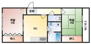 リバーサイドマンション・レオII【4階】の間取り