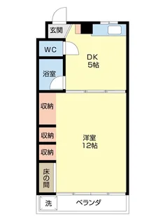 高浜台マンション【3階】の間取り