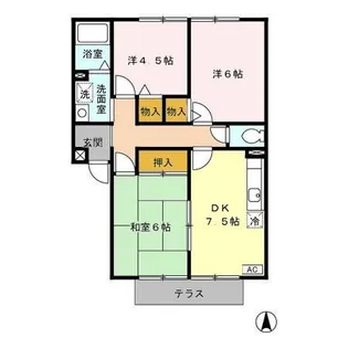 パセオみずほ台【1階】の間取り