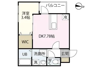 Esperanza江波【1階】の間取り