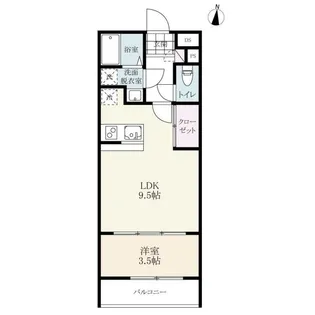 Ark Residence 西田代【2階】の間取り