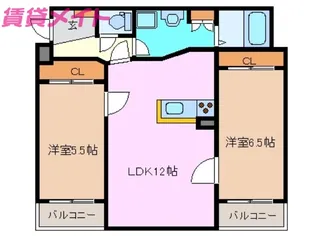 ウッドベルステージ【1階】の間取り