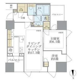 三田ガーデンヒルズ サウスヒル【13階】の間取り