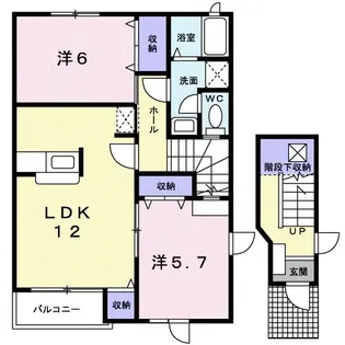 エクセル新地【2階】の間取り