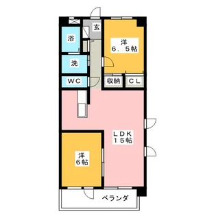 Milky Way【1階】の間取り