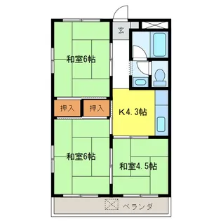 レジデンス柿沢の間取り