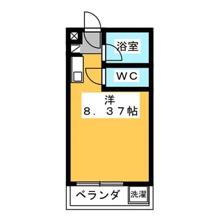 1Rの間取り画像