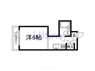 アークスヴィラ宇治【4階】の間取り