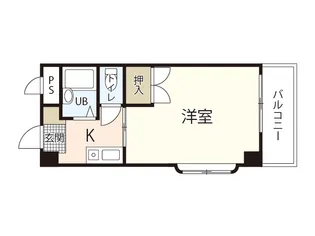 コンフォート中山【4階】の間取り
