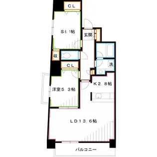 イストワール【9階】の間取り