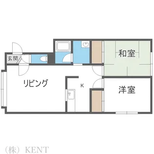 ヴィラコート八軒【3階】の間取り