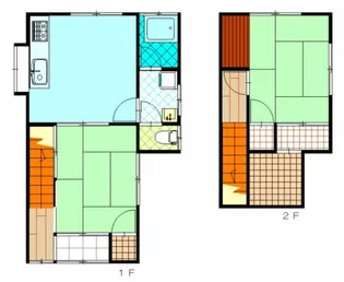 岡山県岡山市東区西大寺中3【一戸建】の間取り
